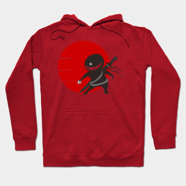 Little Ninja Star Hoodie by AnishaCreations